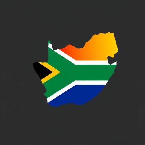 Mzansi Flavours logo, featuring a stylized map of South Africa with vibrant colors.